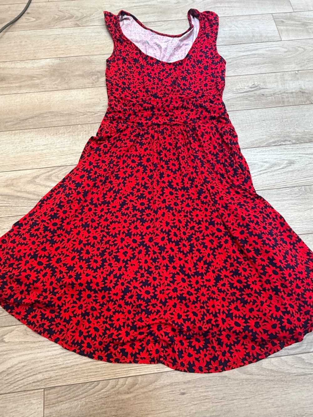 Anthropologie Moulinette Soeurs red and black small dress
